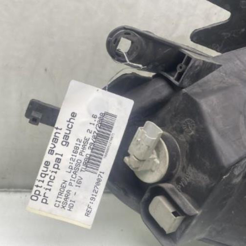 Optique avant principal gauche (feux)(phare) CITROEN XSARA PICASSO Photo n°8