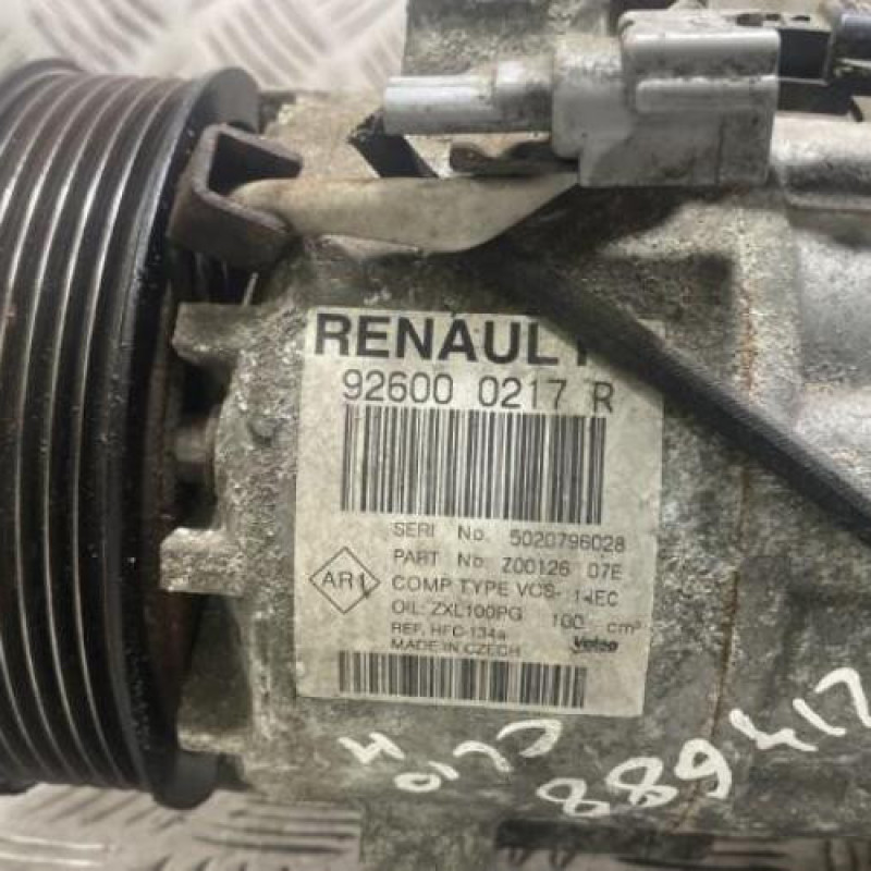 Compresseur clim RENAULT CLIO 4 Photo n°3