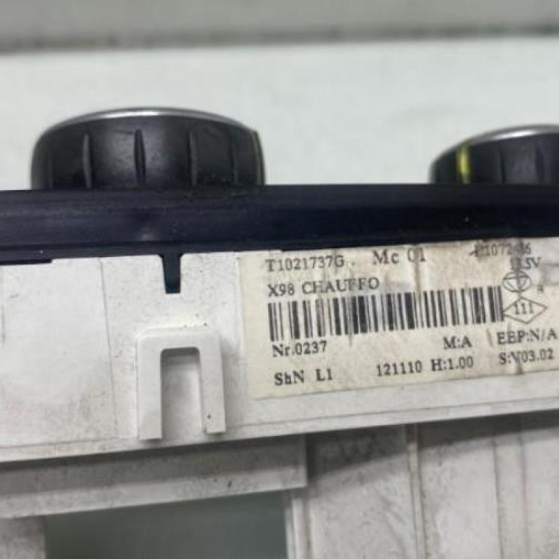 Commande chauffage RENAULT CLIO 4 Photo n°6