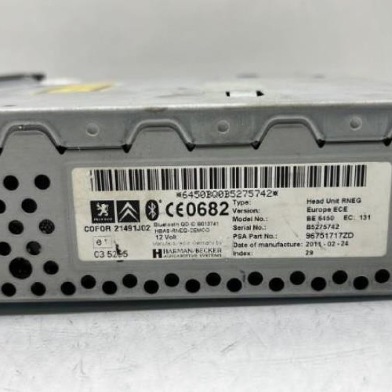 Autoradio d'origine CITROEN C5 2 Photo n°5