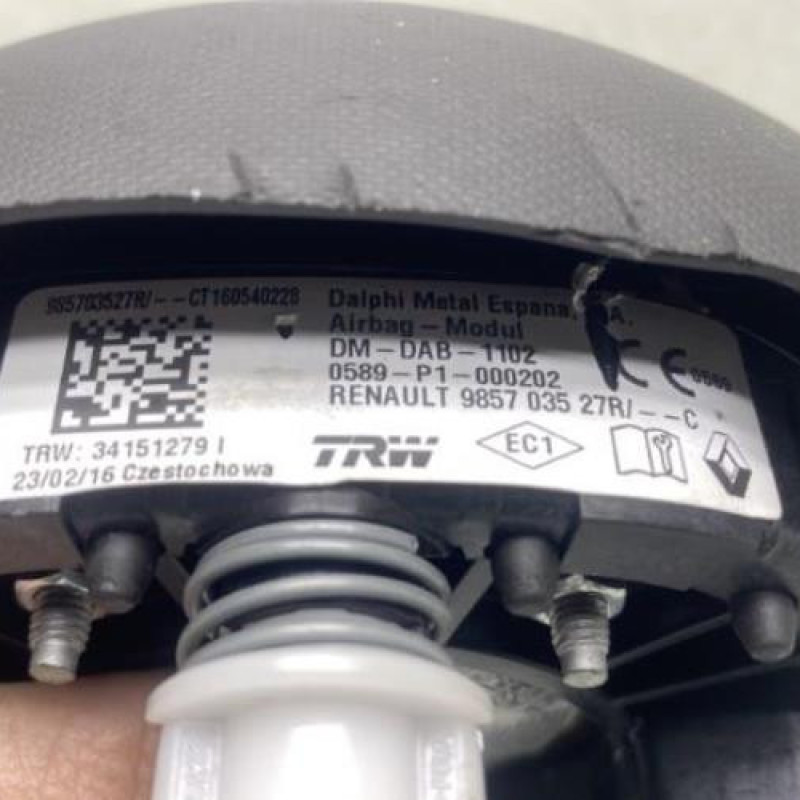 Air bag conducteur RENAULT TWINGO 3 Photo n°5