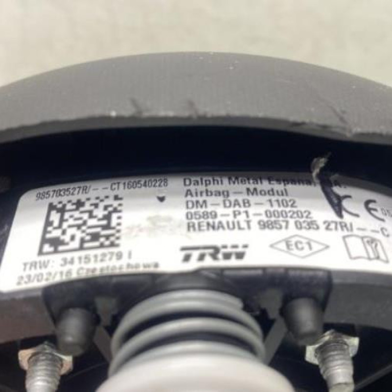 Air bag conducteur RENAULT TWINGO 3 Photo n°6