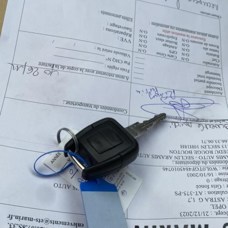 Feu arriere principal gauche (feux) OPEL ASTRA G Photo n°16