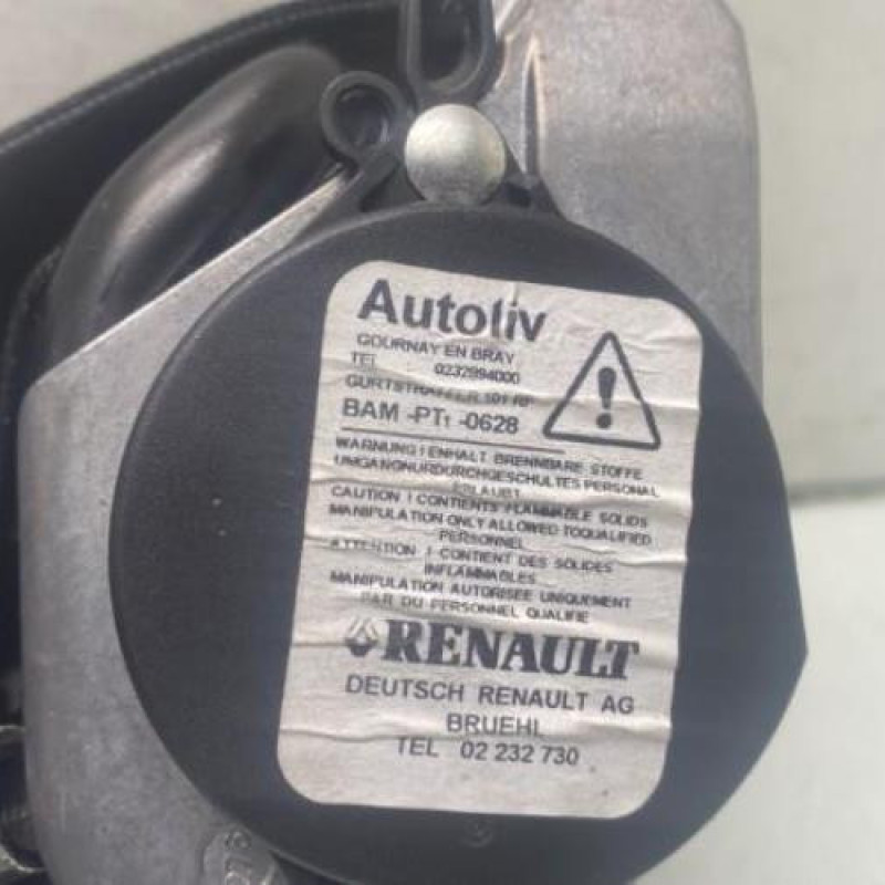 Pretensionneur de ceinture avant droit RENAULT CLIO 4 Photo n°3