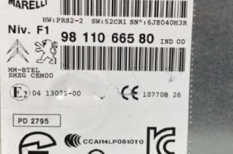 Autoradio d'origine PEUGEOT 2008 1