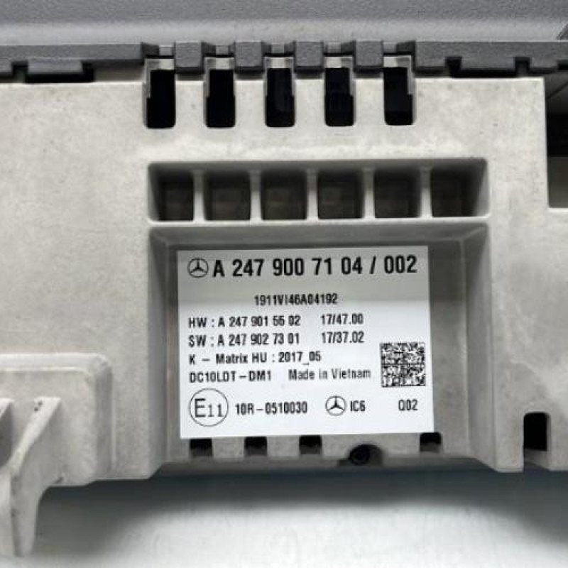 Compteur MERCEDES CLASSE CLA 118 Photo n°5