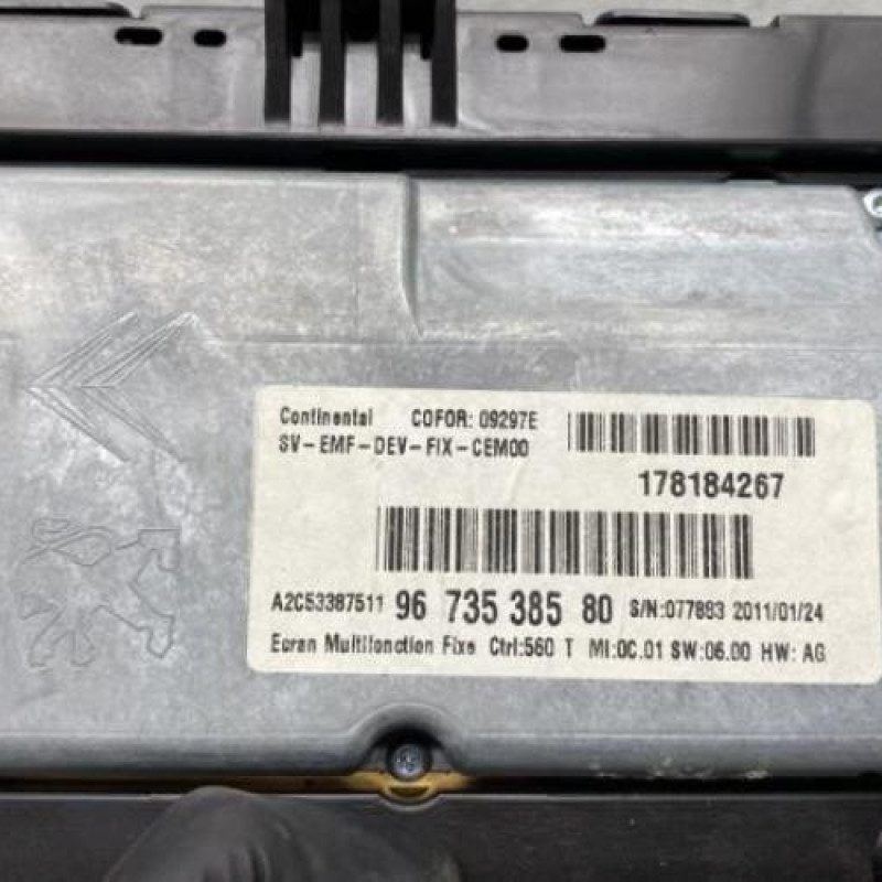 Compteur CITROEN C4 GRAND PICASSO 1 Photo n°5