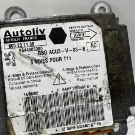 Boitier air bag PEUGEOT 206