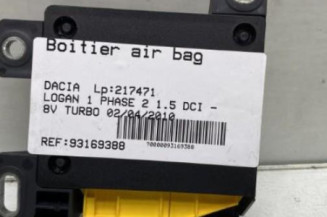 Boitier air bag DACIA LOGAN 1