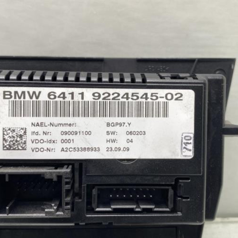 Commande chauffage BMW SERIE 3 E91 Photo n°4