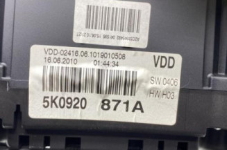 Compteur VOLKSWAGEN GOLF 6