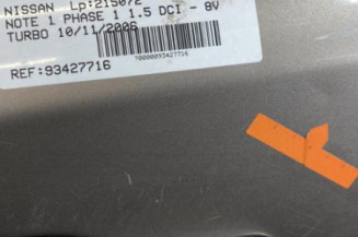 Porte avant gauche NISSAN NOTE 1