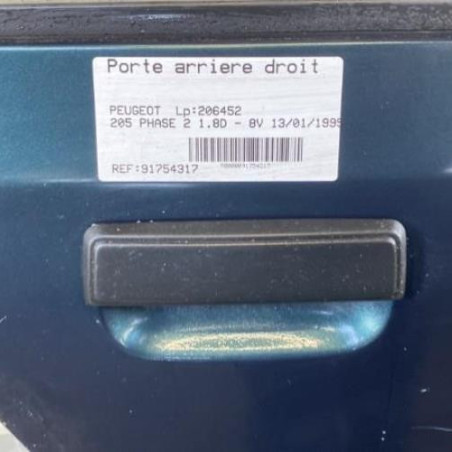 Porte arriere droit PEUGEOT 205