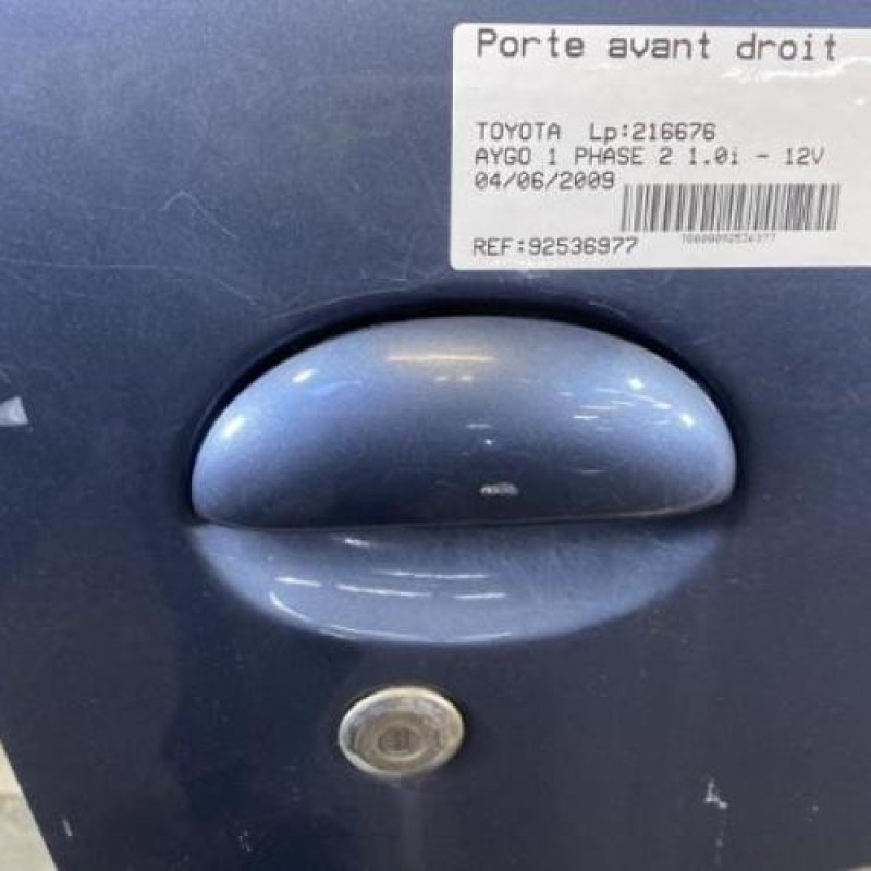 Porte avant droit TOYOTA AYGO 1 Photo n°2