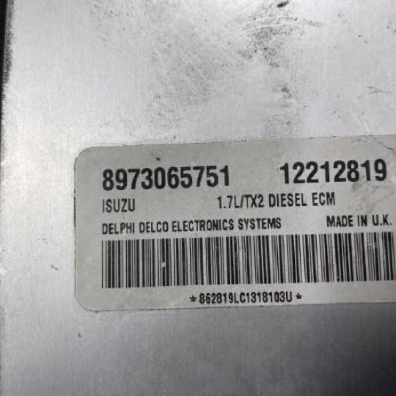 Calculateur OPEL ASTRA G Photo n°2