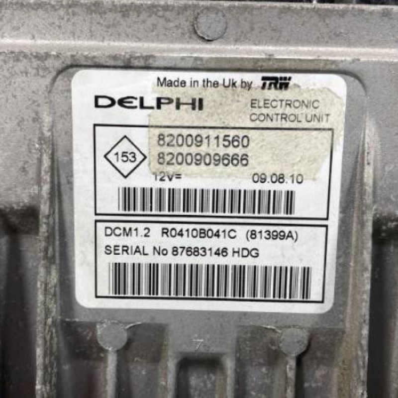 Calculateur RENAULT KANGOO 2 Photo n°2