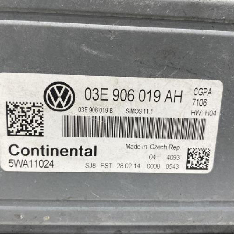 Calculateur VOLKSWAGEN POLO 5 Photo n°4