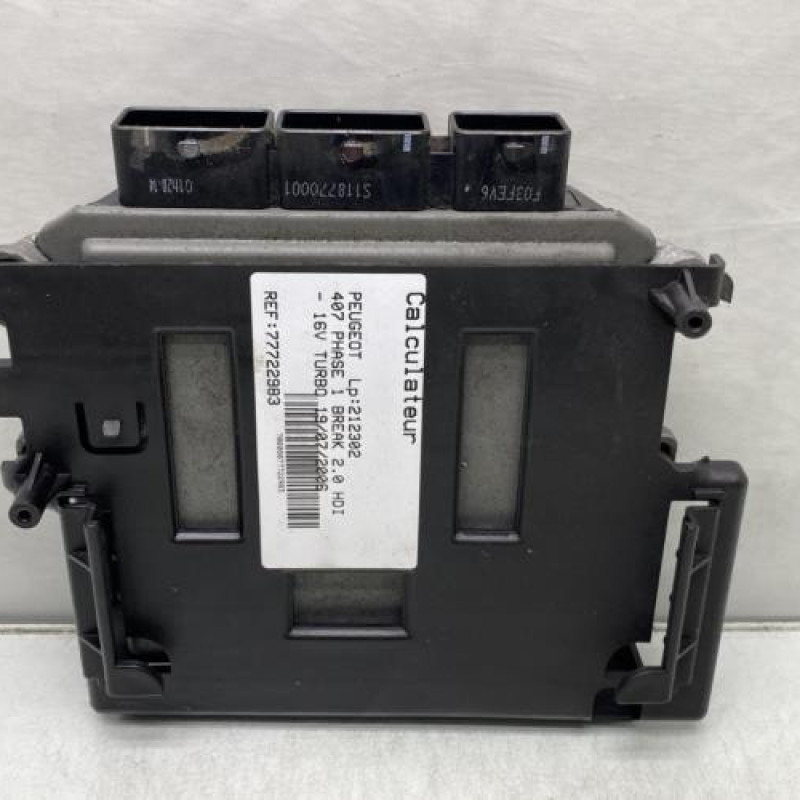 Calculateur PEUGEOT 407 Photo n°4