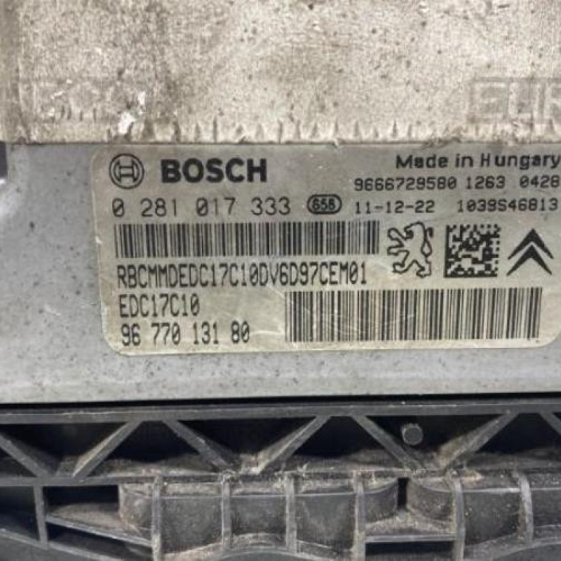 Calculateur PEUGEOT 207 Photo n°2