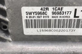 Calculateur moteur CHEVROLET AVEO 1