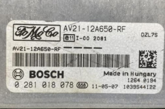 Calculateur moteur FORD FIESTA 6
