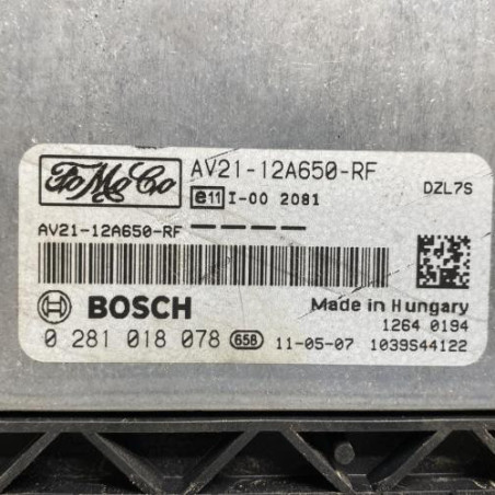 Calculateur moteur FORD FIESTA 6
