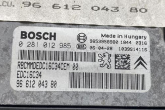 Calculateur moteur CITROEN C4 1