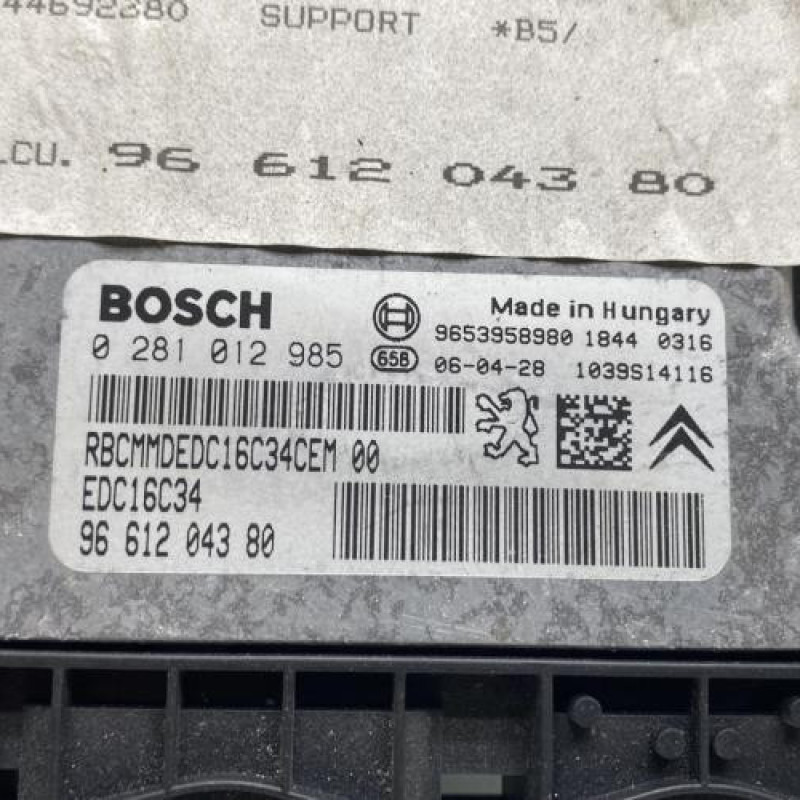 Calculateur CITROEN C4 1 Photo n°2