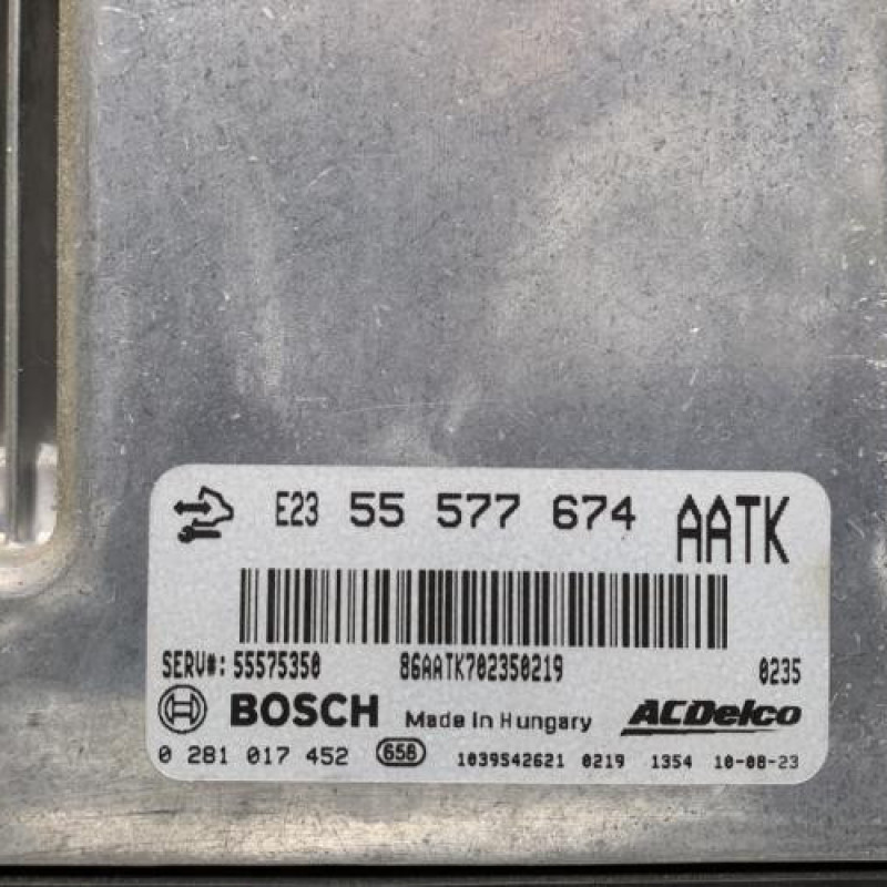 Calculateur OPEL ASTRA J Photo n°2