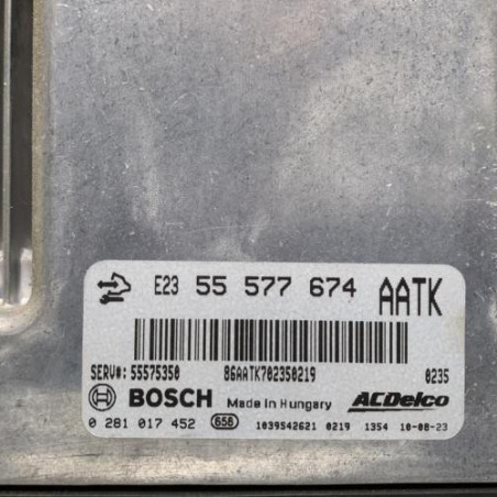 Calculateur moteur OPEL ASTRA J