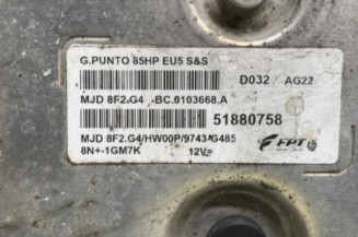 Calculateur moteur FIAT PUNTO EVO 3
