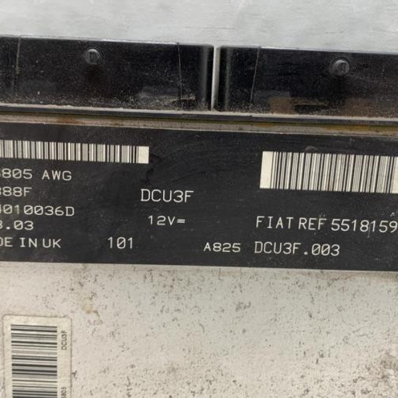 Calculateur FIAT DOBLO 1 Photo n°4