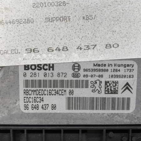 Calculateur moteur CITROEN C4 1