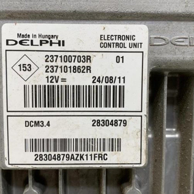 Calculateur DACIA SANDERO 1 Photo n°3