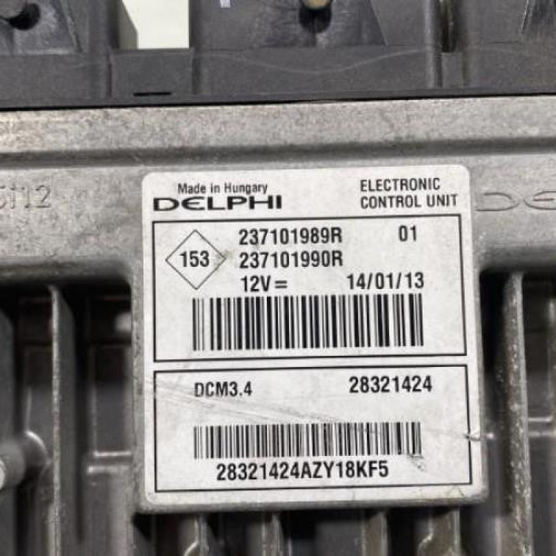 Calculateur RENAULT CLIO 3 Photo n°2