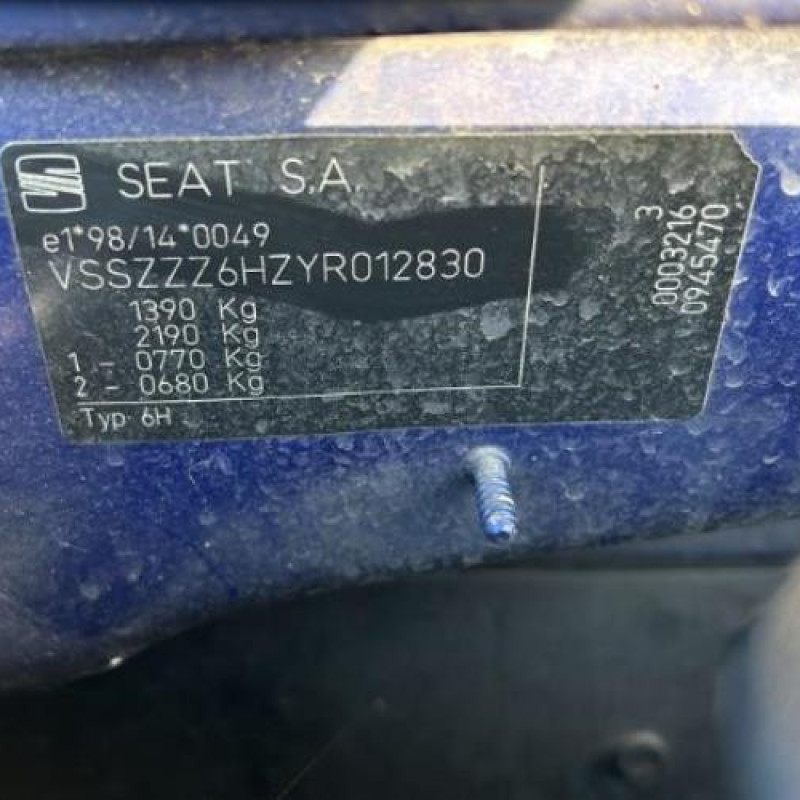 Optique avant secondaire gauche (feux)(clignotant) SEAT AROSA Photo n°4