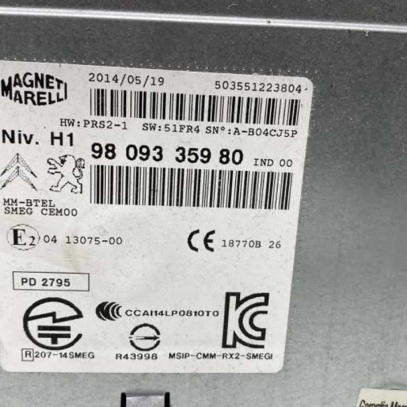 Autoradio d'origine PEUGEOT 308 2 SW Photo n°3