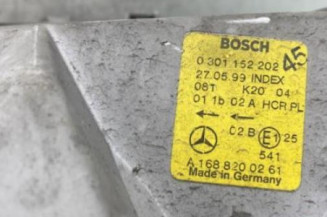 Optique avant principal droit (feux)(phare) MERCEDES CLASSE A 168