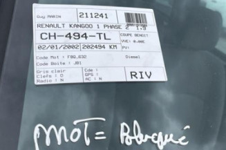Vitre avant droit RENAULT KANGOO 1