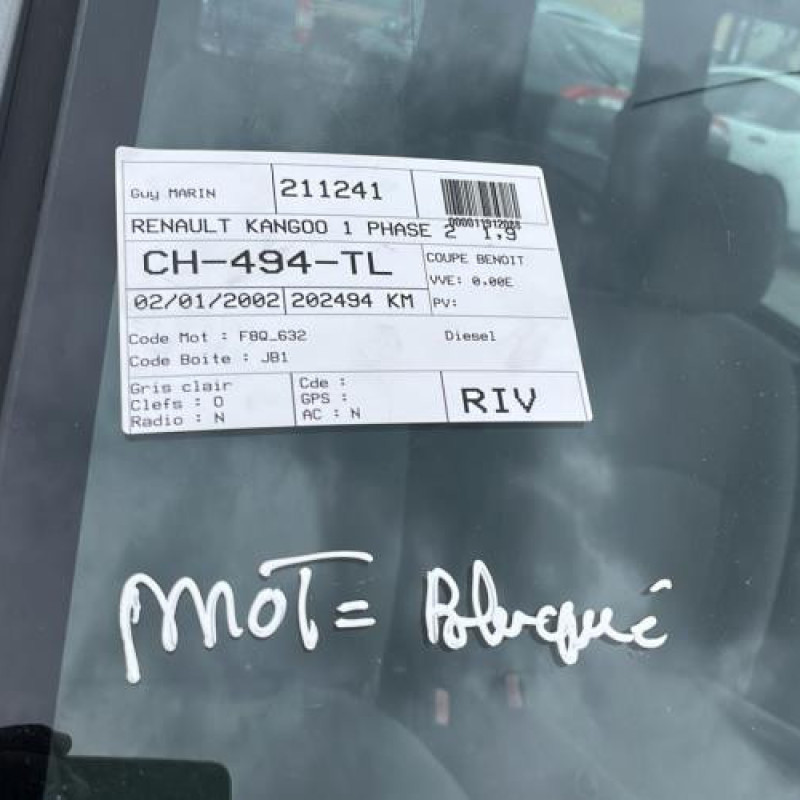 Vitre avant droit RENAULT KANGOO 1 Photo n°8