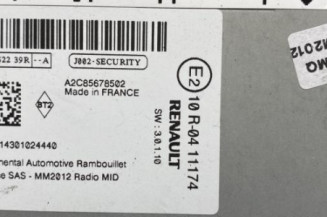Autoradio d'origine RENAULT CLIO 4