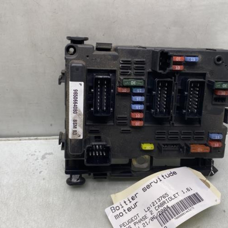 Boitier servitude moteur (BSM) PEUGEOT 206 Photo n°1