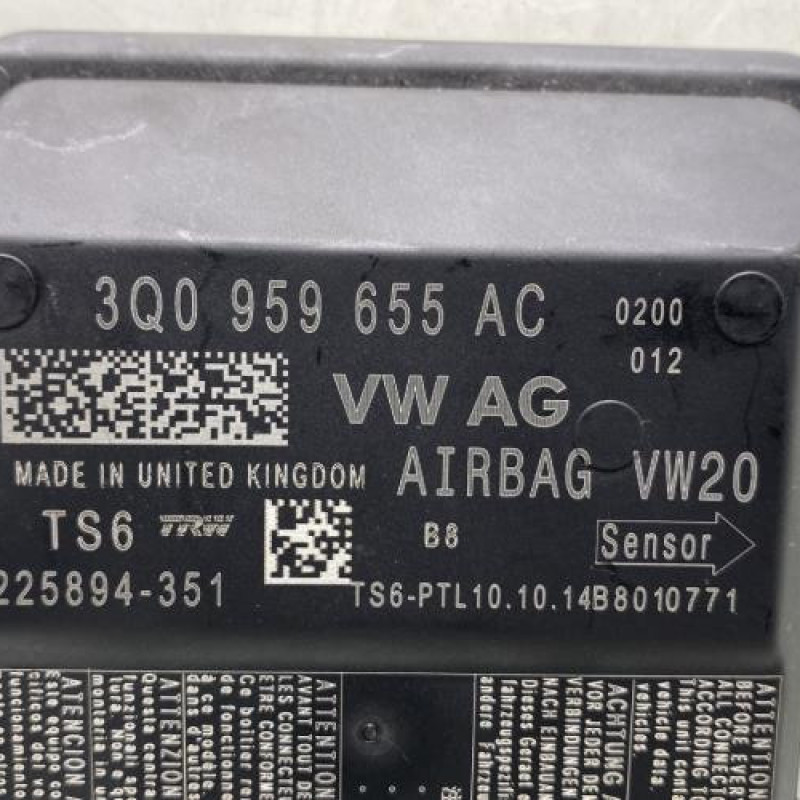 Boitier air bag SEAT LEON 3 Photo n°2