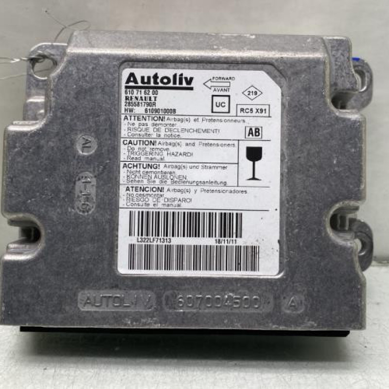 Boitier air bag RENAULT LAGUNA 3 Photo n°1