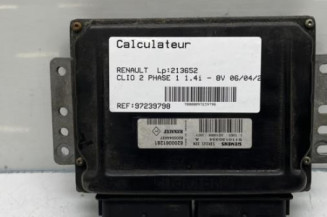 Calculateur moteur RENAULT CLIO 2 Photo n°1