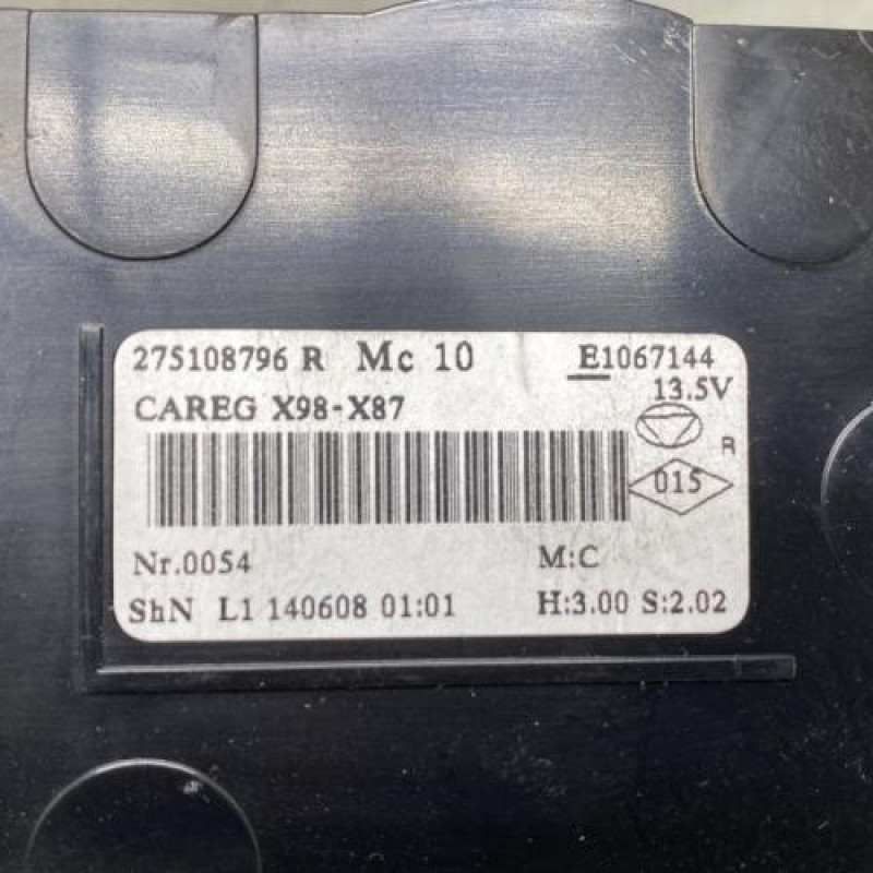 Commande chauffage RENAULT CAPTUR 1 Photo n°6