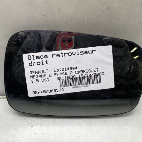 Glace retroviseur droit RENAULT MEGANE 2 Photo n°1