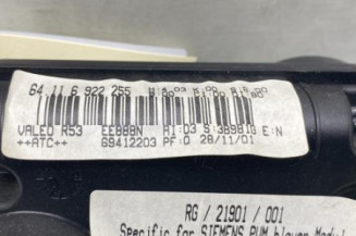 Commande chauffage MINI MINI 1 R50/R53