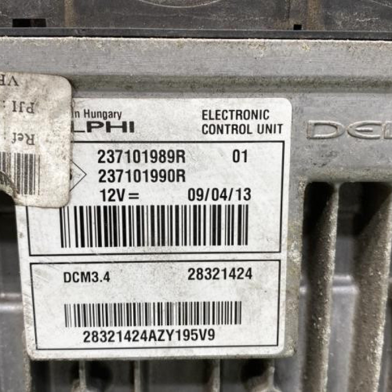 Calculateur moteur RENAULT KANGOO 2 Photo n°3
