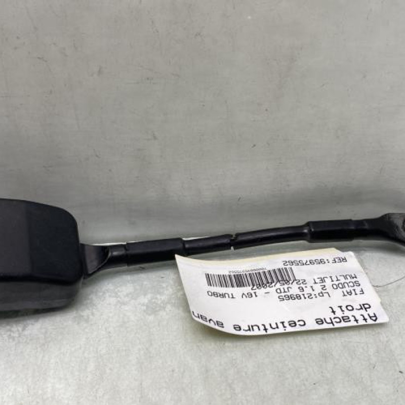 Attache ceinture avant droit FIAT SCUDO 2 Photo n°1